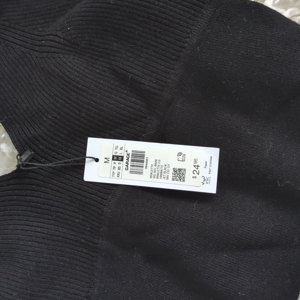 NWT Garage knit bralette top - Picture 3 of 7